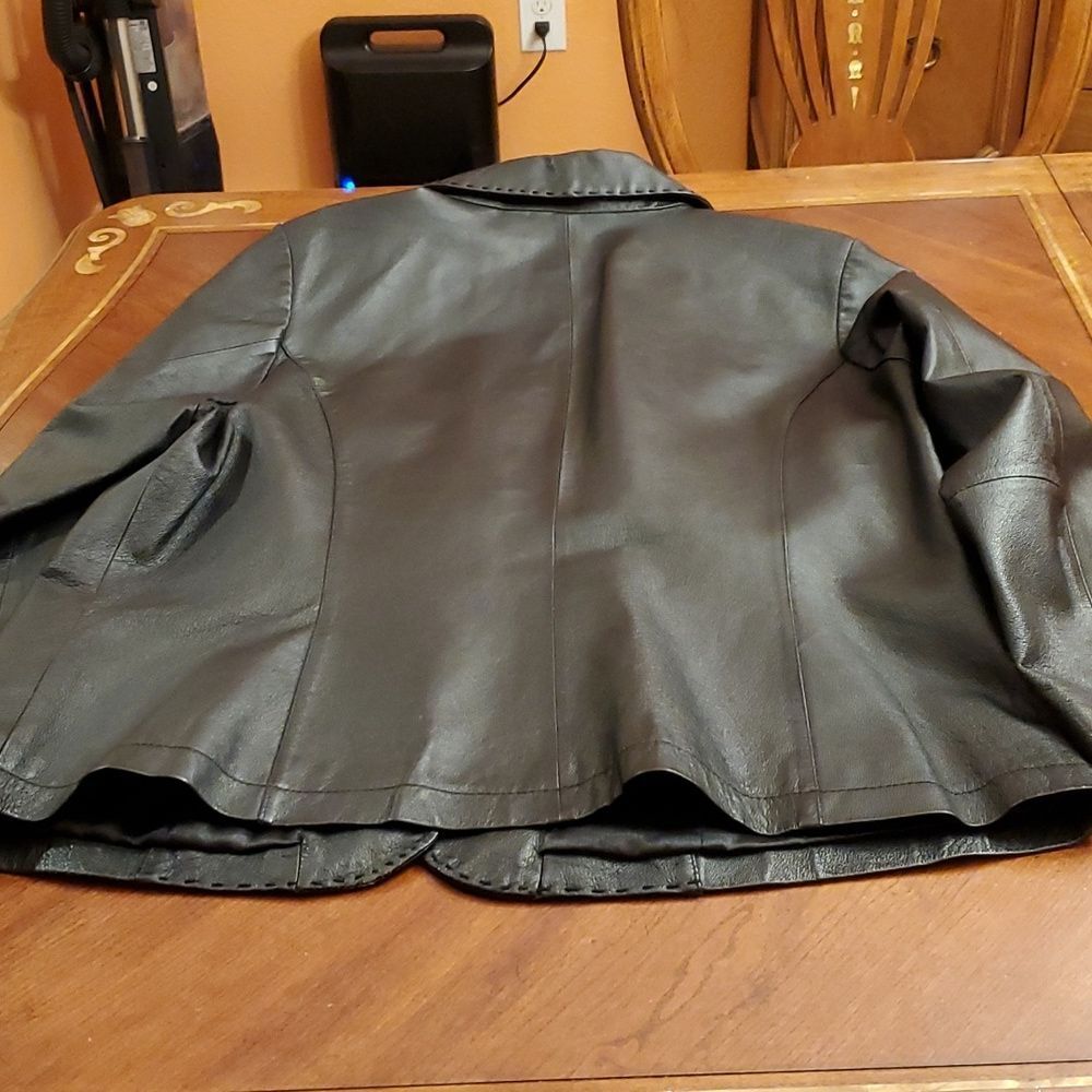 Lane Bryant Genuine Leather Jacket Size 18/20 - Picture 6 of 11